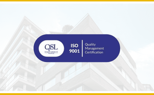 ISO 9001 Quality Management Certification graphic.
