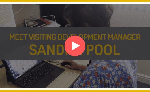 Video: Meet Sandra Pool, Visiting Development Manager.