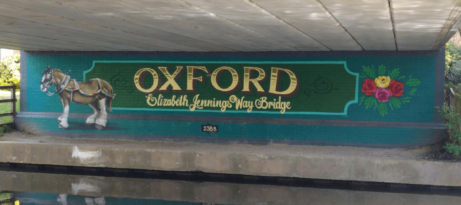 The Waterways canal mural